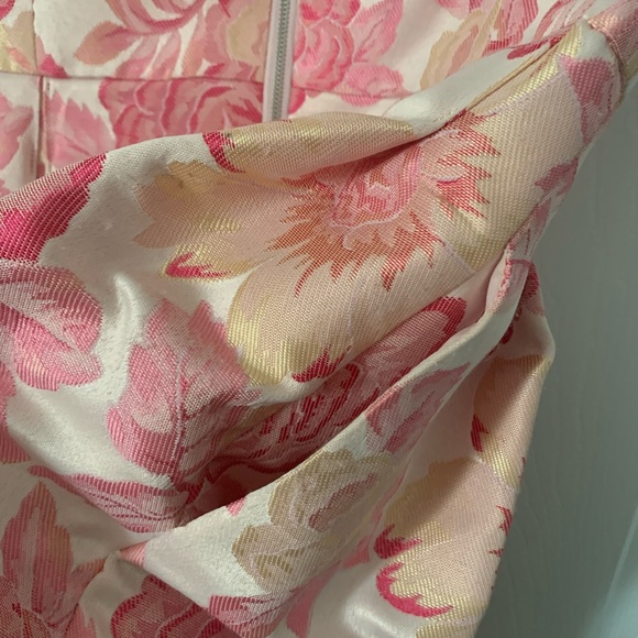 2 for $22 || Nanette Lepore Pink Floral Jacquard Dress sz 10 🌸 - Picture 12 of 16